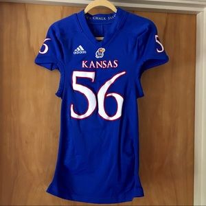 KU Football Jersey #56 - Adidas